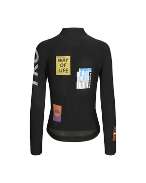 
                  
                    Cargar imagen en el visor de la galería, Women T.K.O. Mechanism Long Sleeve Jersey Black
                  
                