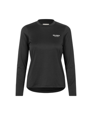 
                  
                    Cargar imagen en el visor de la galería, Women Balance Long Sleeve T shirt Black
                  
                